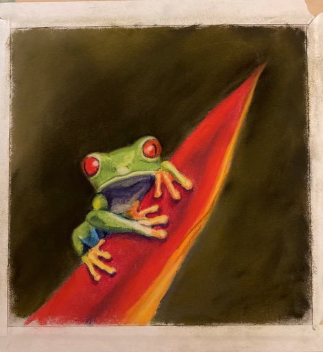 6x6 pastel on pastelmat