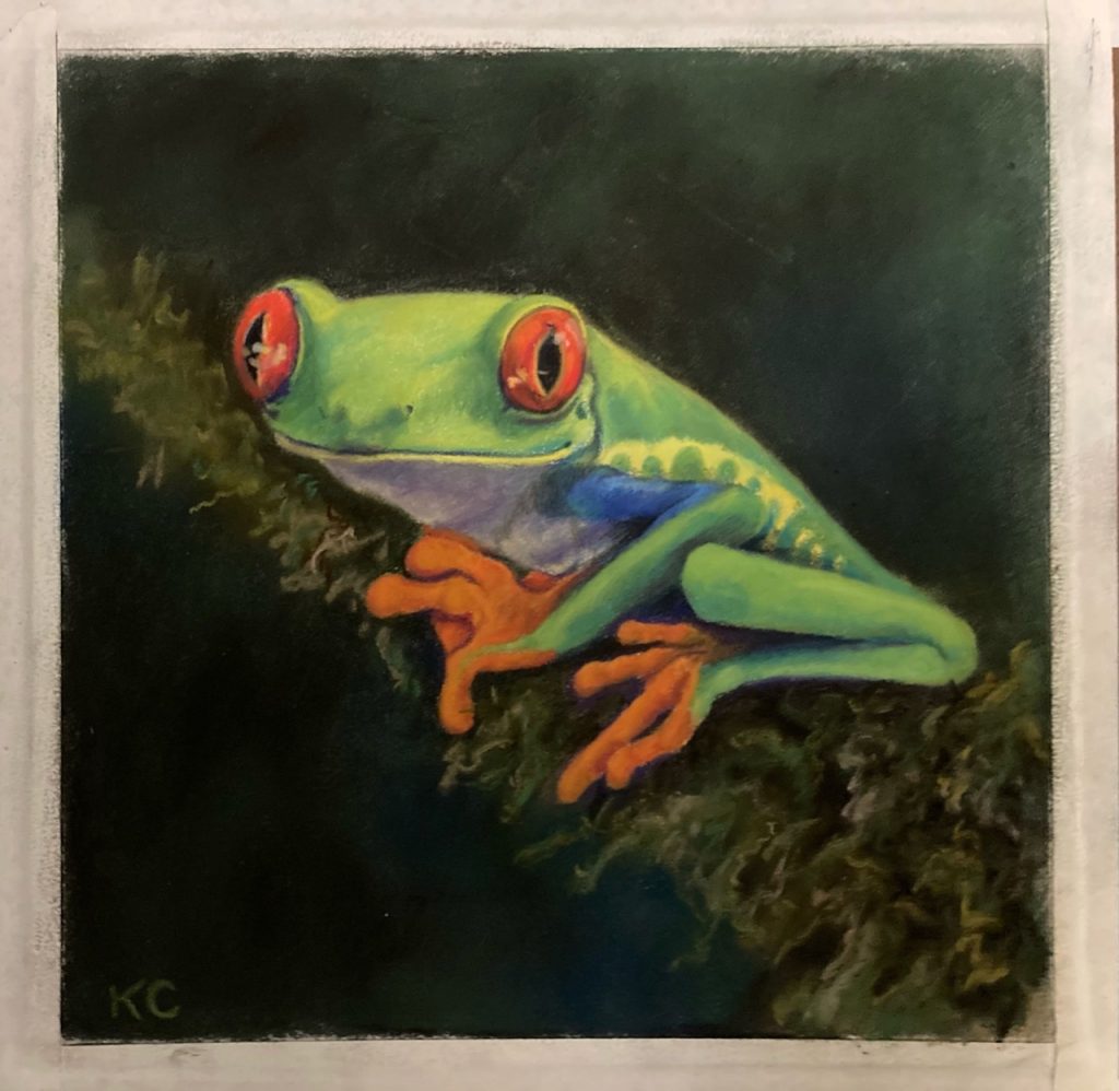 8x8 pastel on pastelmat